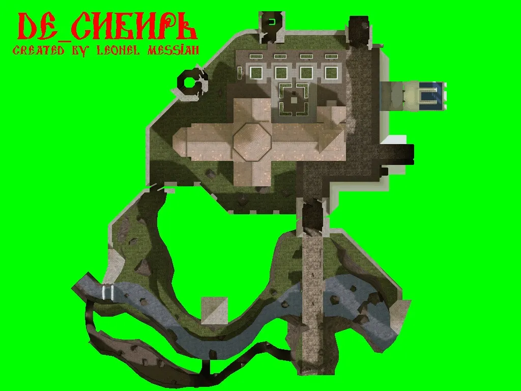 de_cu6upb карта для CS 1.6: точки, стороны, .nav для ботов и оптимизация wpoly/epoly — скриншот 14
