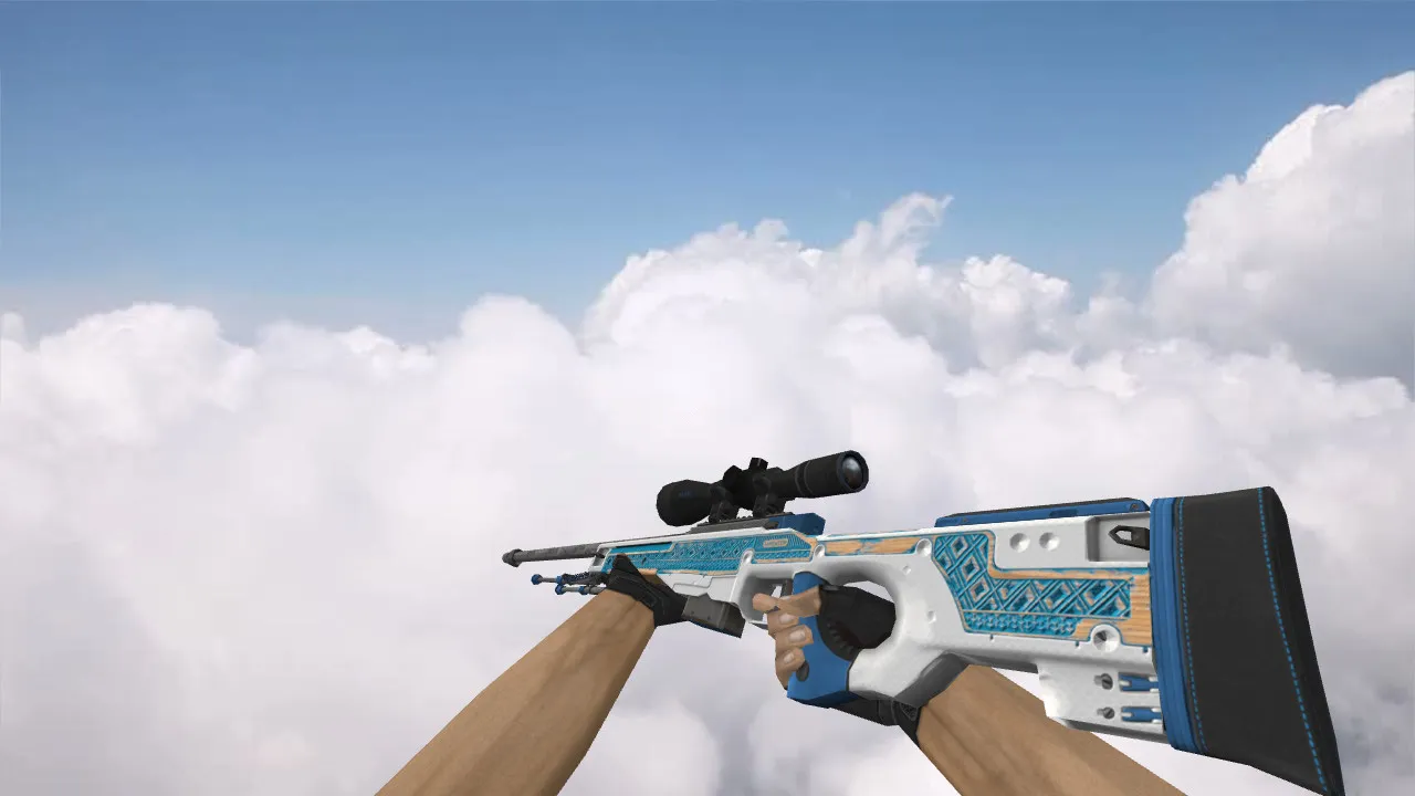 Скачать Модель AWP Sea Motive для CS 1.6 - Оружие с уникальным стилем - Скриншот