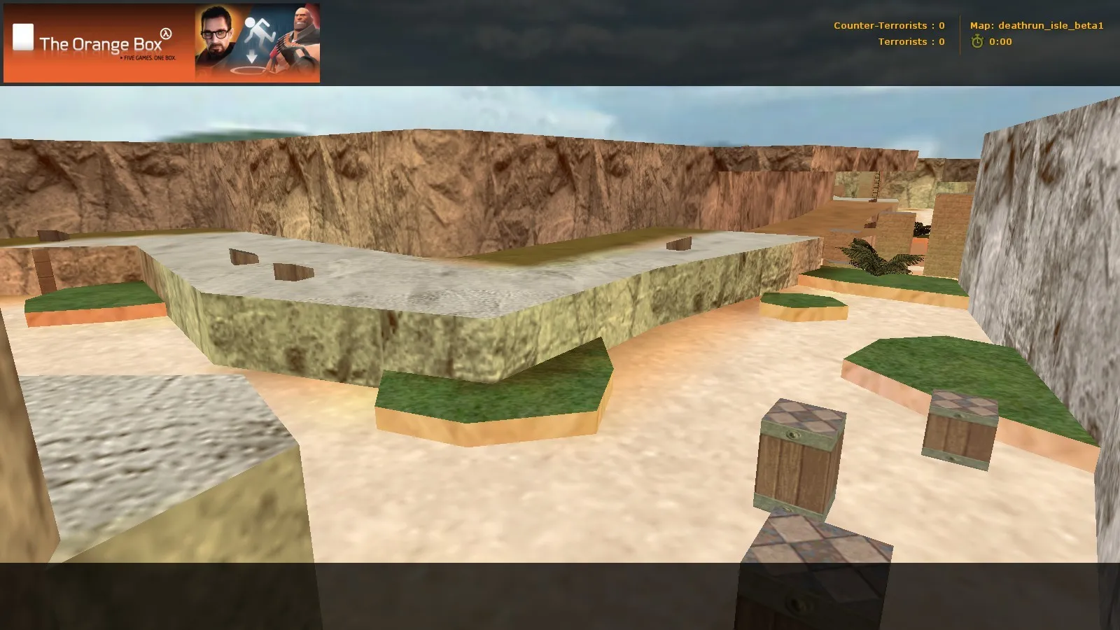 Скачать deathrun_isle_beta1 для CS 1.6: точки, ход игры, .nav, оптимизация wpoly/epoly - Скриншот