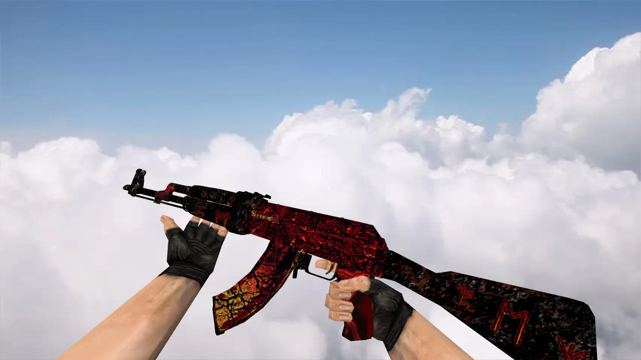 Скачать Модель AK-47 Armageddon для CS 1.6 – Качественные текстуры и звук - Скриншот