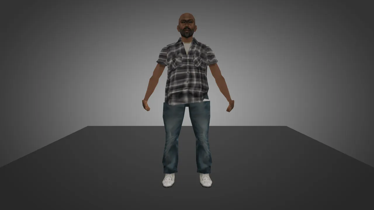 Скачать Модель «GTA SA Neighbor» для CS 1.6 - Уникальный скин для вашего игрока - Скриншот