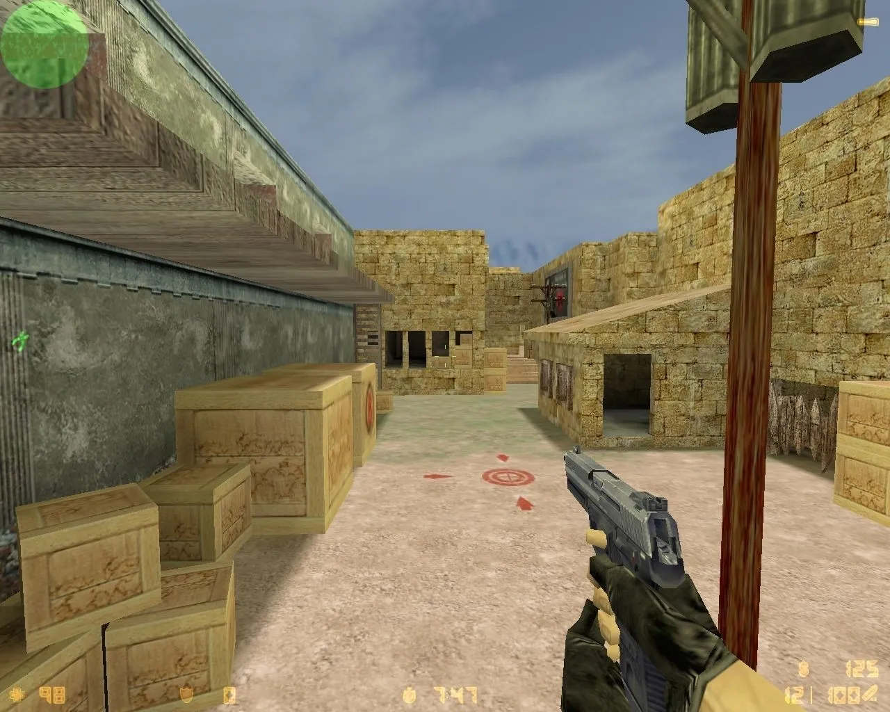 Скачать de_hayden для CS 1.6: баланс сторон, точки, .nav и оптимизация карты - Скриншот
