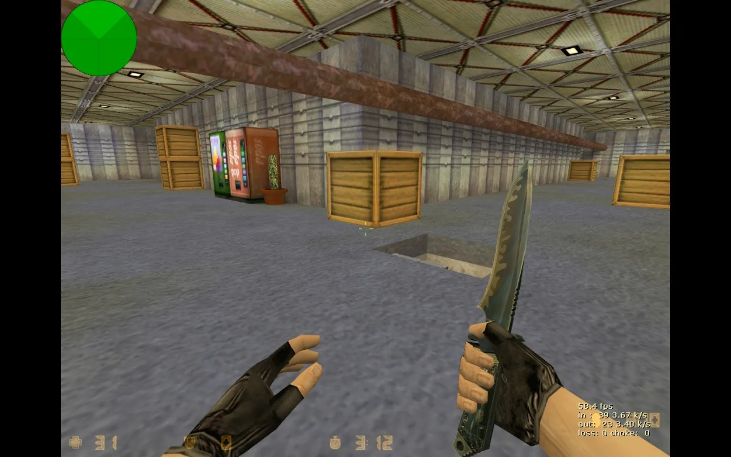 Скачать de_clanfal_assault для CS 1.6: тактика за CT и T, точки, .nav, оптимизация wpoly/epoly и настройка для стабильного коннекта - Скриншот