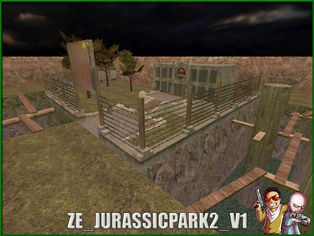Скачать ze_jurassicpark2_v1 - Скриншот