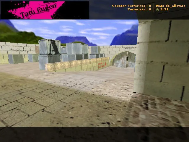 Скачать Карта de_allstars для CS 1.6: баланс сторон, точки, .nav для ботов и оптимизация wpoly/epoly - Скриншот