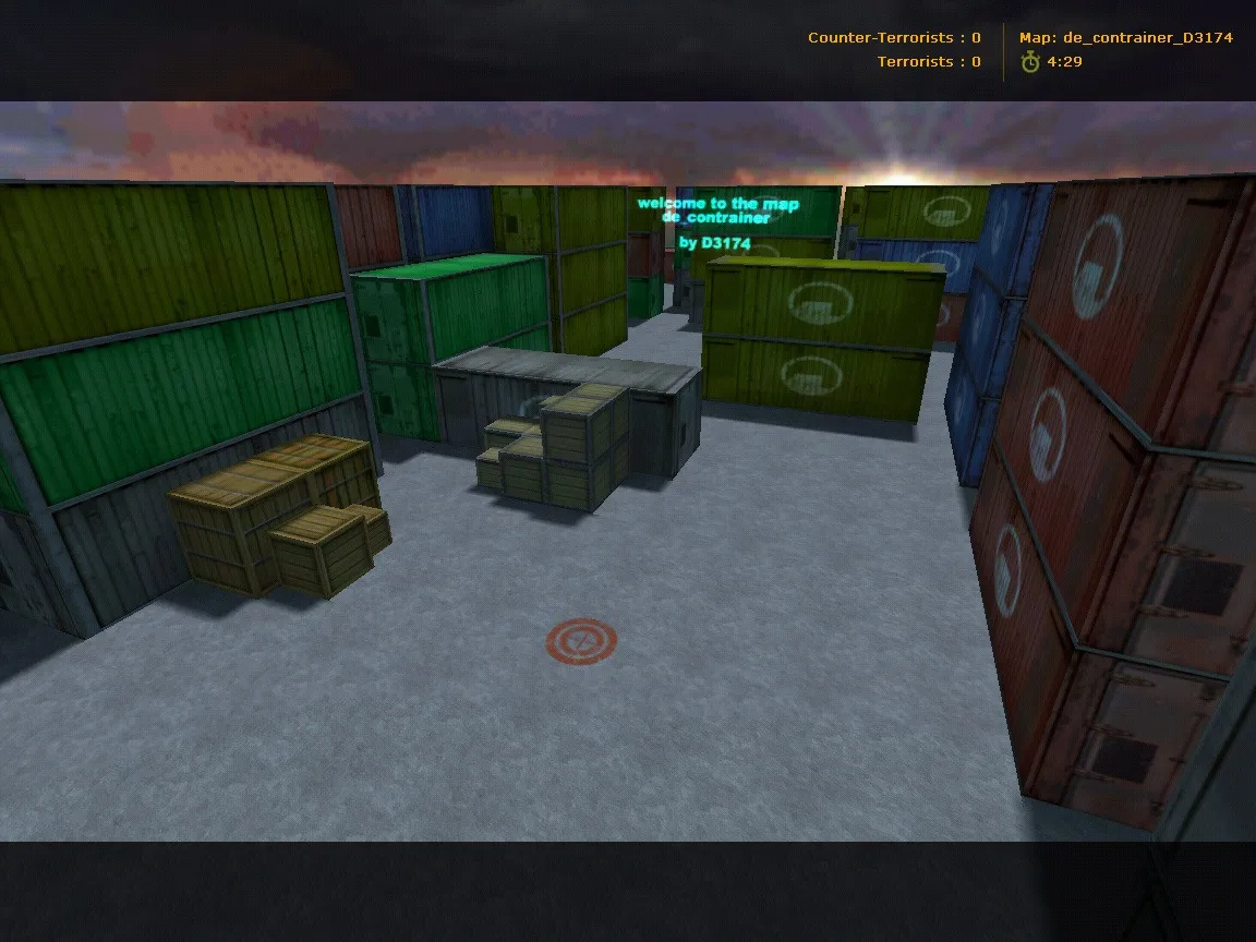 Скачать Карта de_contrainer_d3174 для CS 1.6: разбор точек, тактики Т/CT, оптимизация и запуск без риска - Скриншот