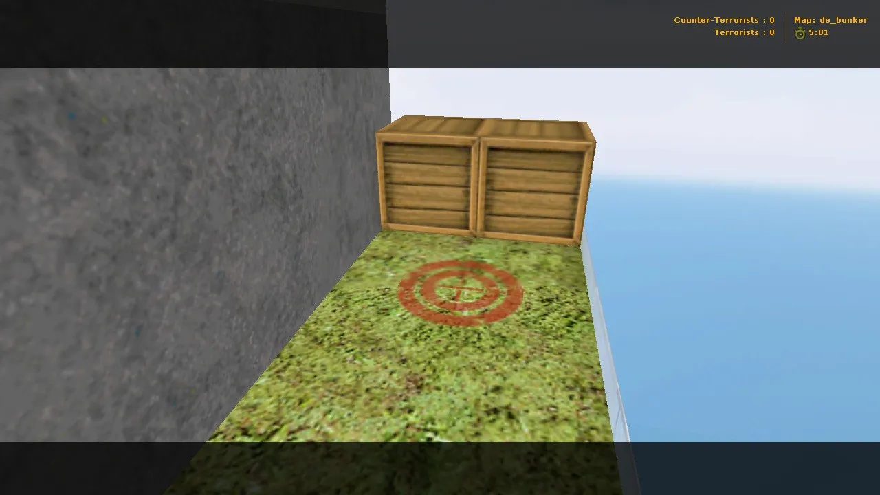 Скачать de_bunker для CS 1.6: спавны, точки, .nav для ботов и оптимизация карты - Скриншот