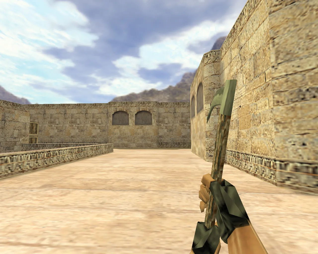 Скачать Модель «Коса» v_knife для CS 1.6: p_ и w_ модели, звуки и анимация осмотра - Скриншот
