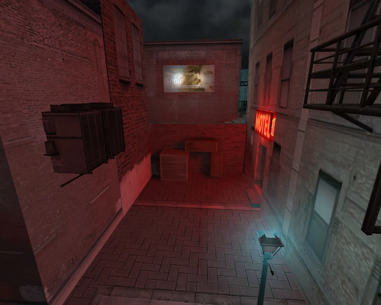 Скачать Карта de_dark_city для CS 1.6: баланс сторон, точки, .nav и оптимизация wpoly/epoly - Скриншот