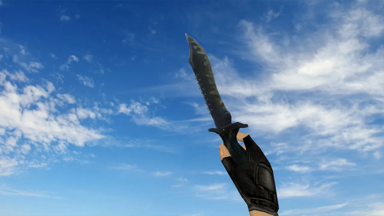 Скачать Модель ножа v_ для CS 1.6: «Classic Offensive» — p_ w_ модели, звуки, анимация осмотра и качество текстур - Скриншот