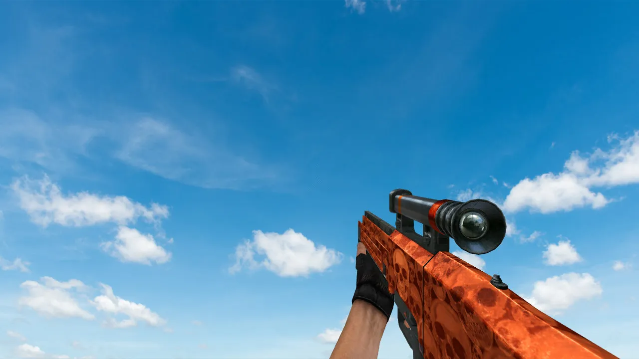 Скачать Модель «HK G11 Default Orange Skull» для CS 1.6: Подробности и особенности - Скриншот