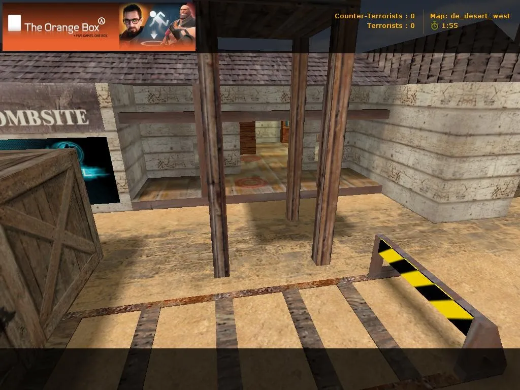 Карта de_desert_west для CS 1.6: точки, тактика, .nav и оптимизация wpoly/epoly — скриншот 6