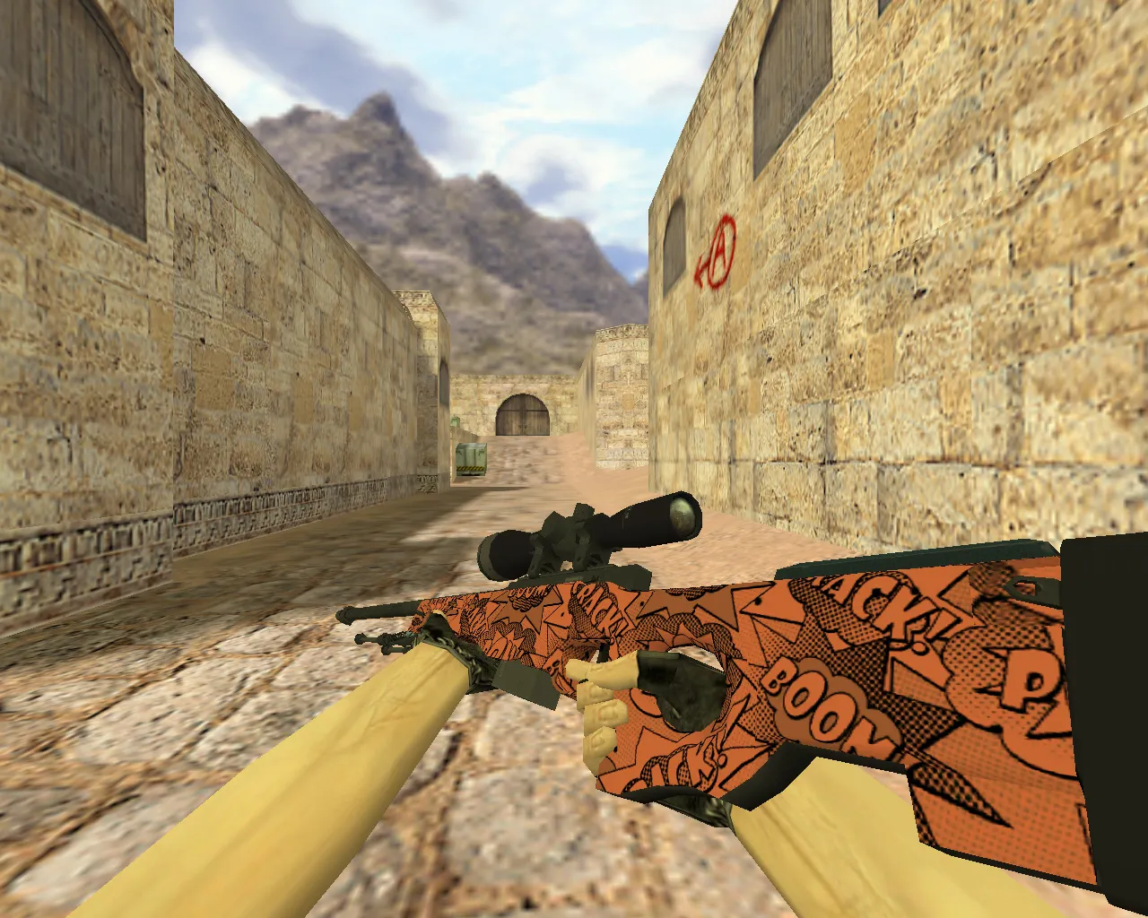 Скачать Модель AWP Бах для CS 1.6: Качество и Уникальность - Скриншот