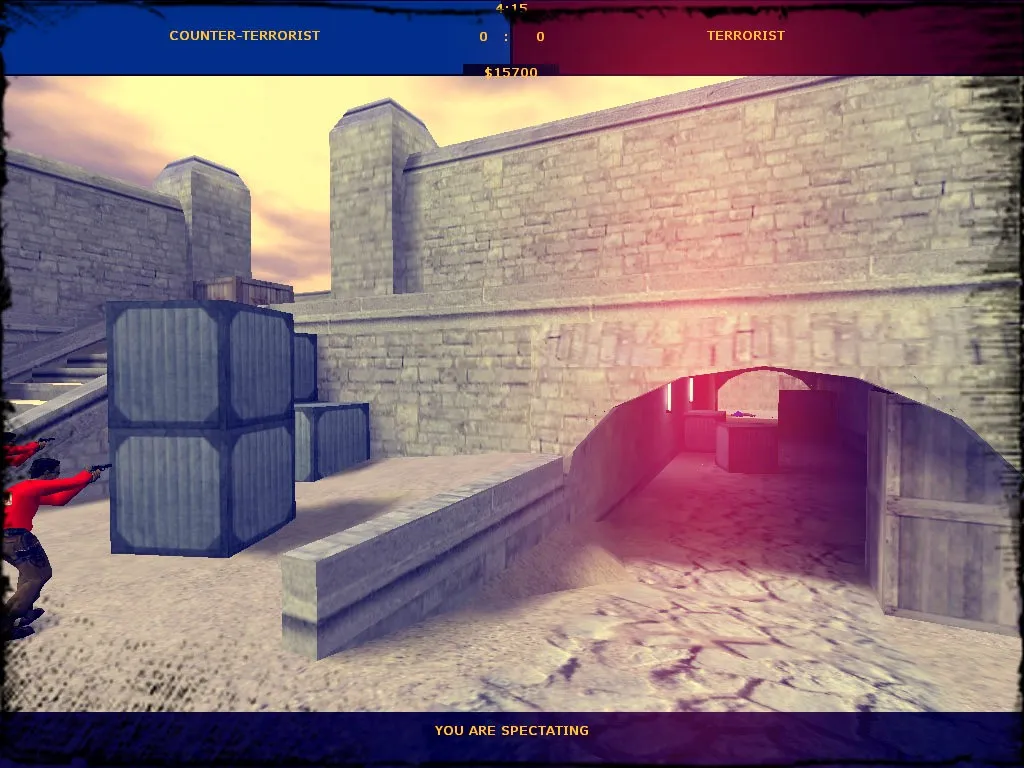 Скачать de_dust2on2 для CS 1.6: баланс сторон, точки на A/B и боты с .nav - Скриншот