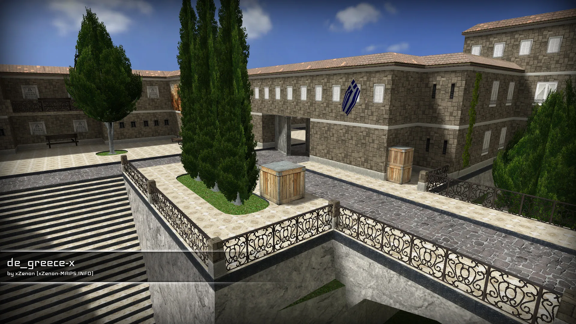 de_greece-x_b1 для CS 1.6: карта, навигация ботов, оптимизация и тактика за стороны — скриншот 15