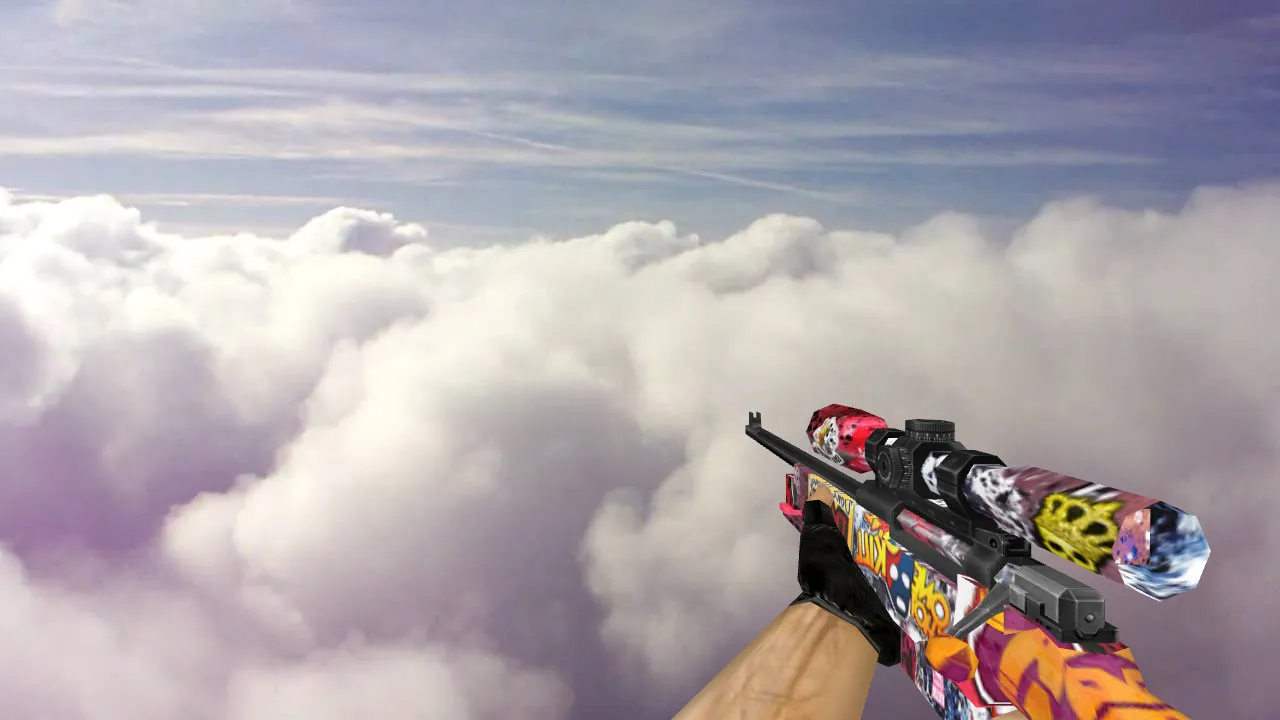 Скачать Модель «Default AWP Sticker» для CS 1.6: Отличная замена - Скриншот