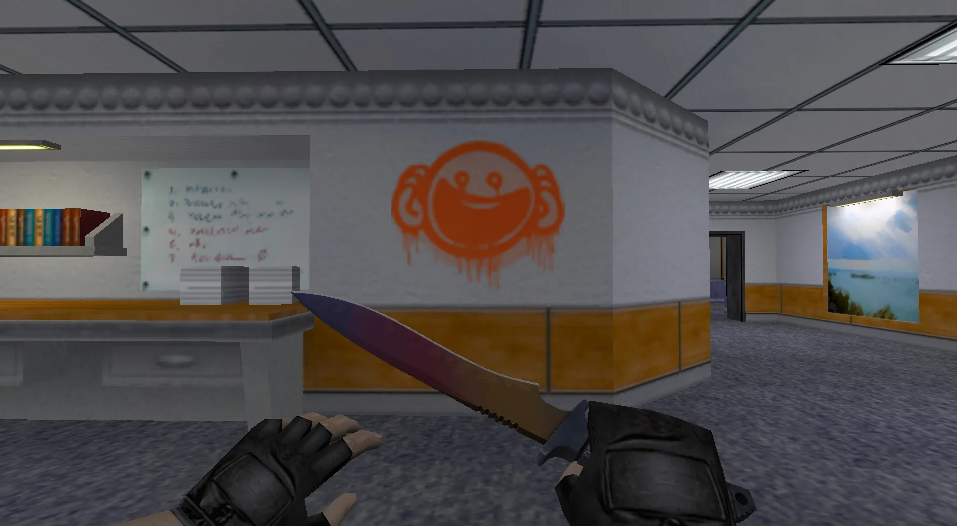 Скачать Граффити «ОМГ» для CS 1.6 — Уникальный стиль из CS:GO - Скриншот