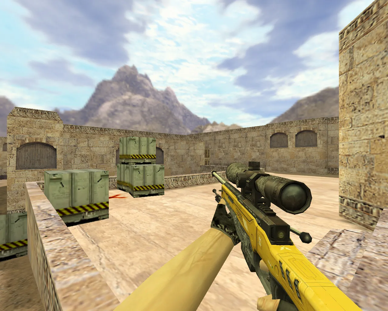 Скачать Модель AWP Уничтожитель Желтый для CS 1.6 - Скачать и Установить - Скриншот