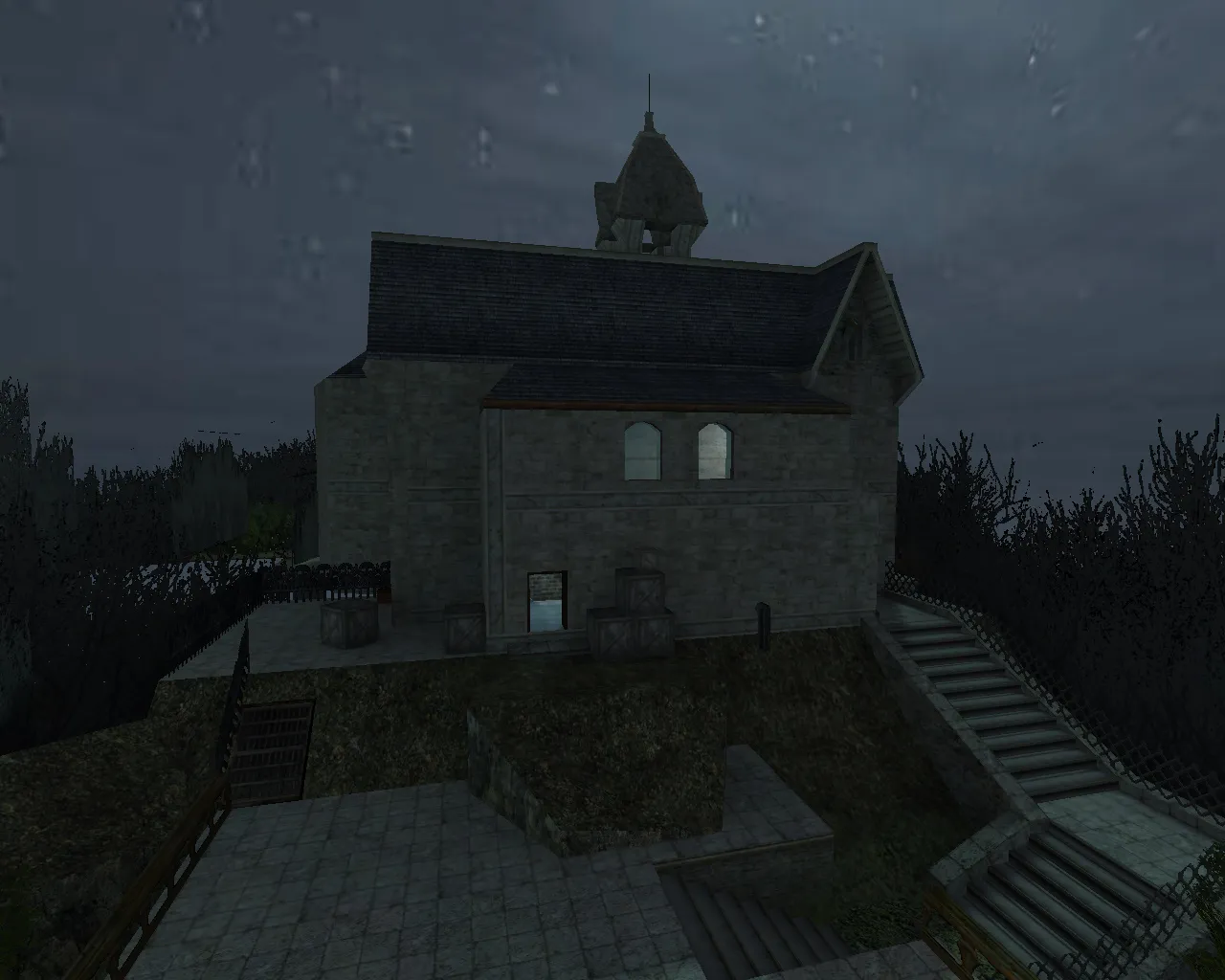 Скачать Карта cs_evilcrazy для CS 1.6: точки, маршруты, .nav для ботов и оптимизация wpoly/epoly - Скриншот