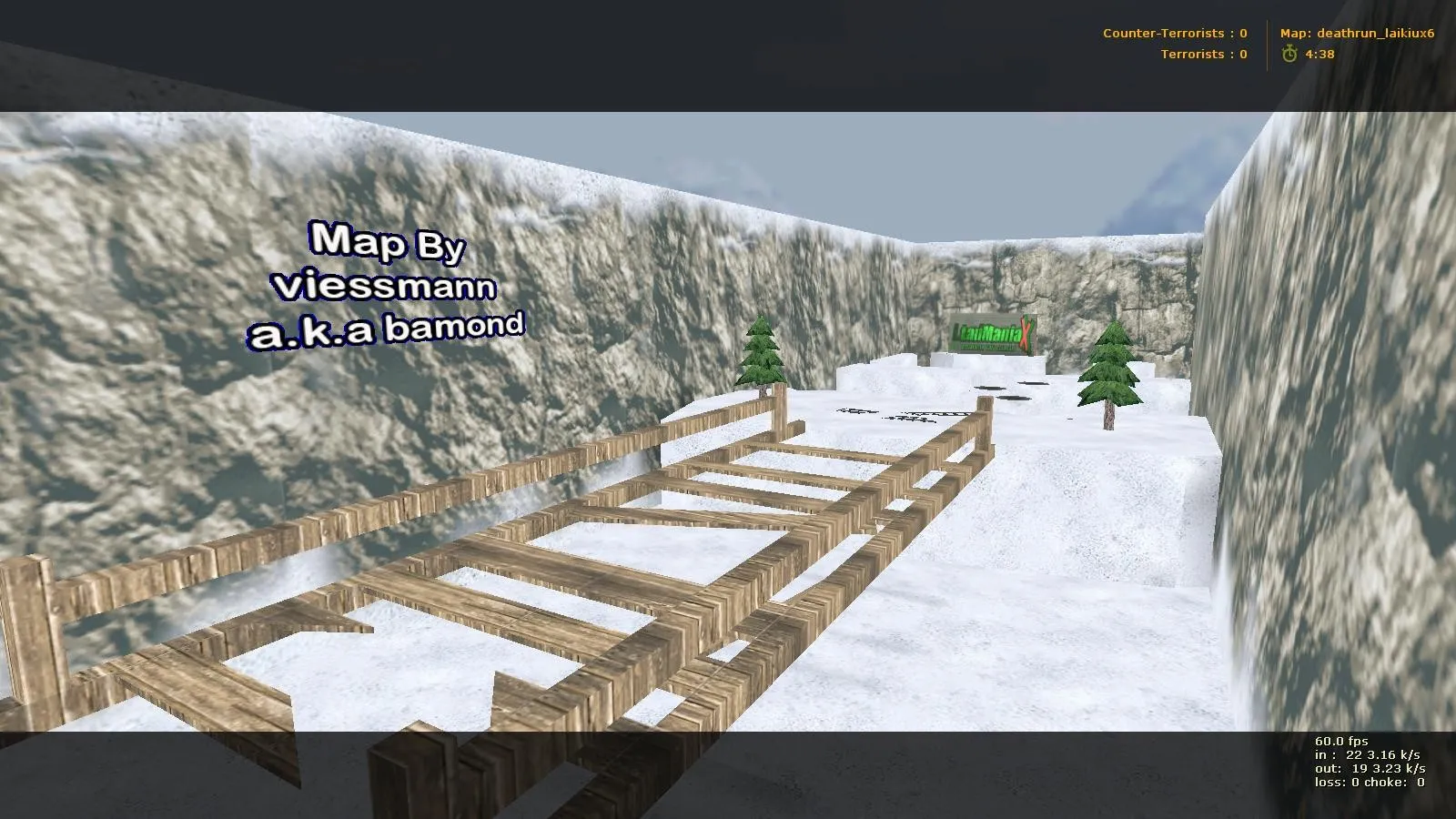 Скачать Карта deathrun_laikiux6 для CS 1.6: точки, .nav для ботов, баланс сторон и настройка под рейты - Скриншот