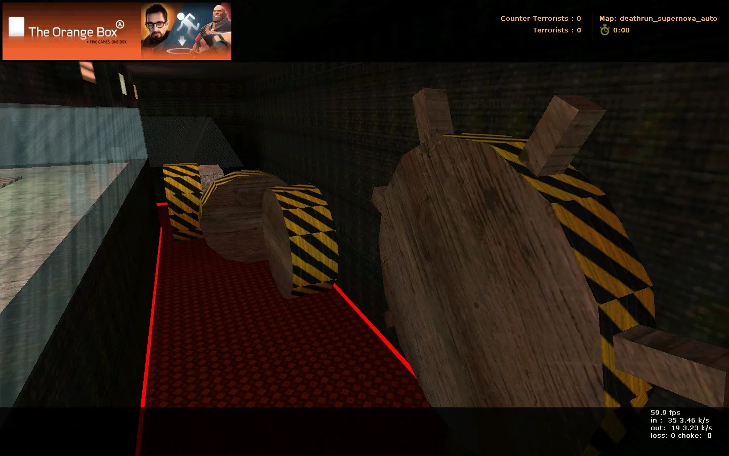 Скачать deathrun_supernova_auto — deathrun карта для CS 1.6: точки, маршруты, .nav и оптимизация wpoly/epoly - Скриншот