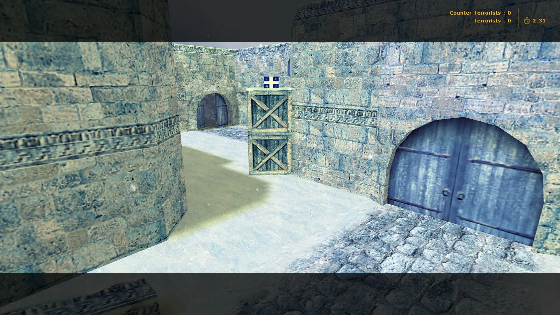 de_dust2_xmas_2013 для CS 1.6: карта DE Dust2 2013, точки, .nav и оптимизация — скриншот 7