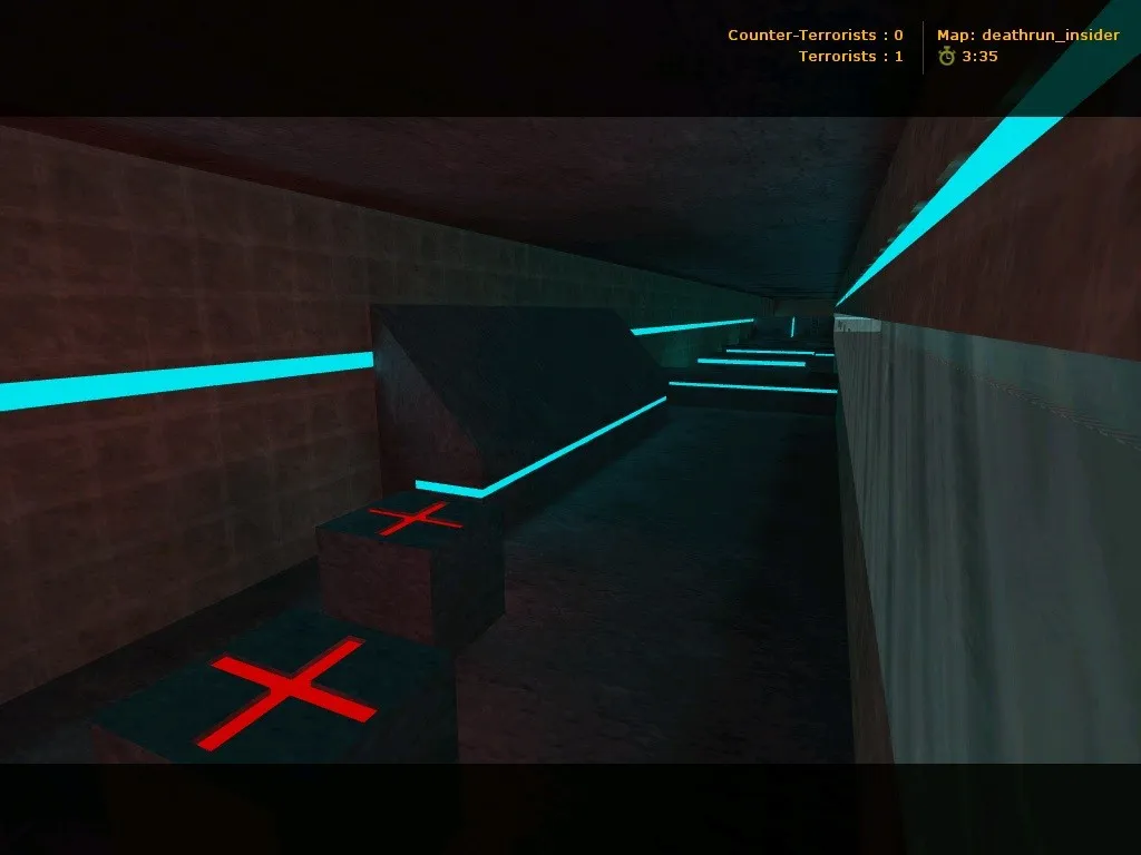 Скачать deathrun_insider карта для CS 1.6: ловушки, раунды, точки, .nav и оптимизация для стабильной игры - Скриншот