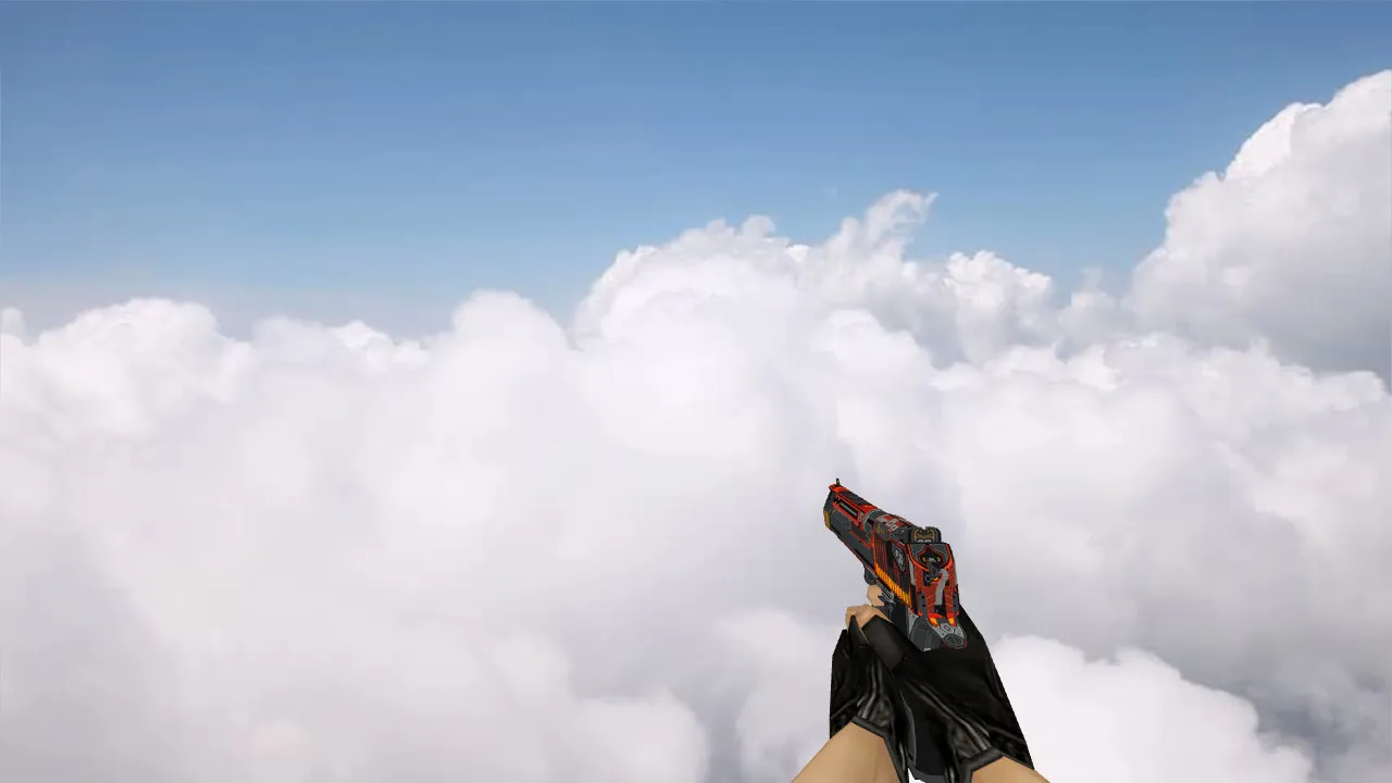 Скачать Модель «Deagle Cyberwanderer Red» для CS 1.6 - Скриншот