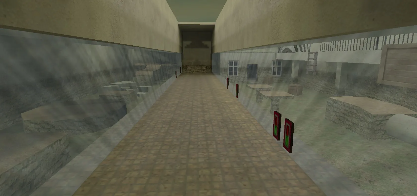 Скачать deathrun_unreal_tuscan — deathrun карта для CS 1.6: тактика точек, боты (.nav), оптимизация - Скриншот