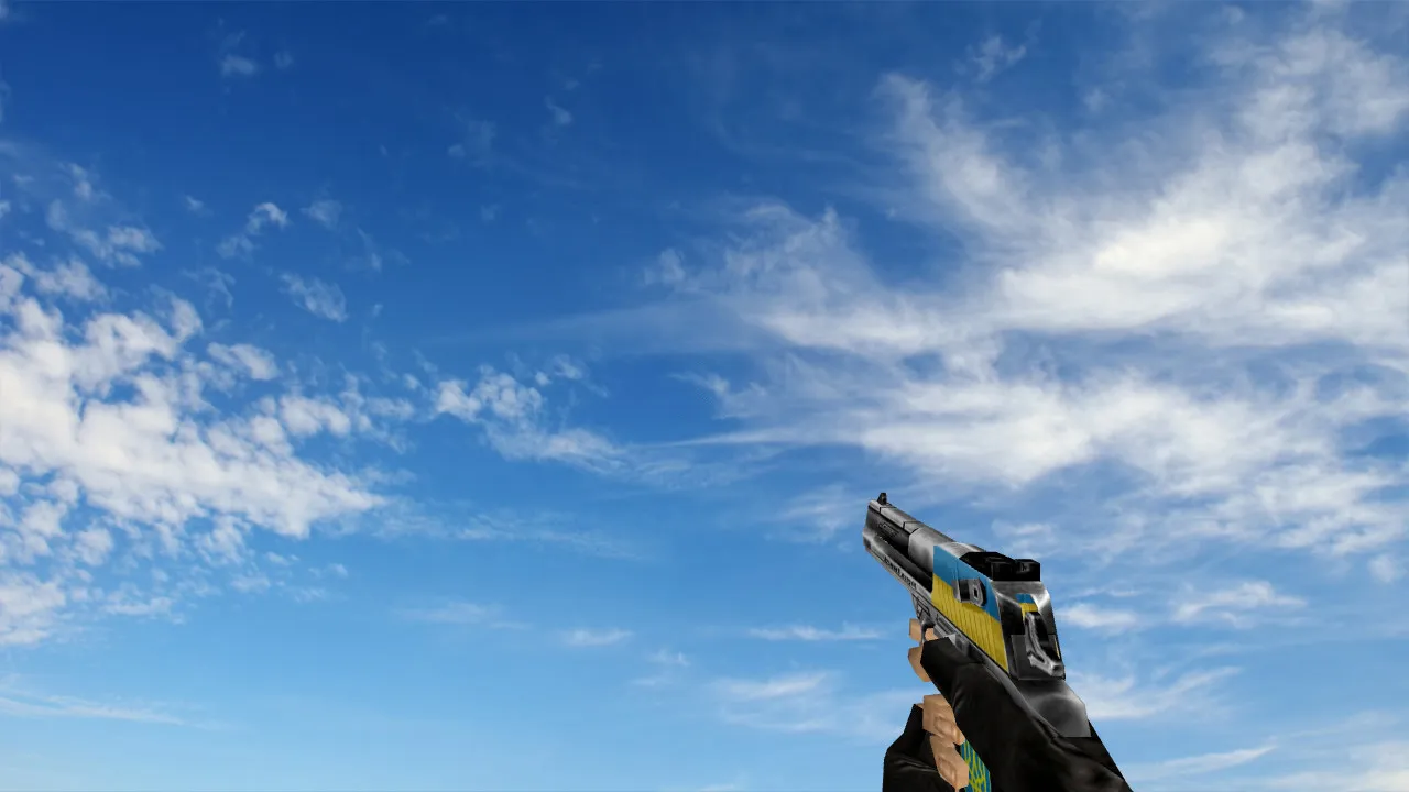 Скачать Пак моделей оружия «Патриот Украины» для CS 1.6: v_, p_, w_ модели, звуки, анимация осмотра - Скриншот