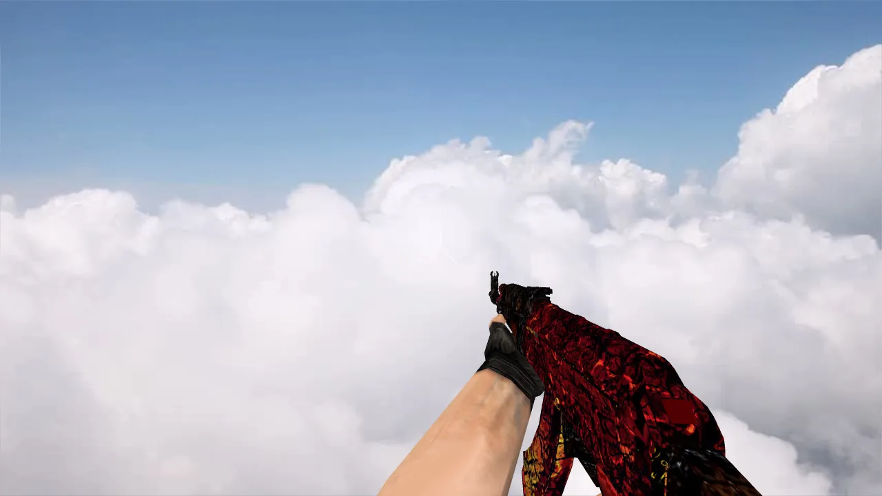 Скачать Модель AK-47 Armageddon для CS 1.6 – Качественные текстуры и звук - Скриншот