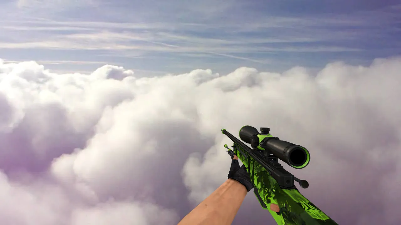 Скачать Модель AWP Virus для CS 1.6: Уникальный Скин и Анимация - Скриншот