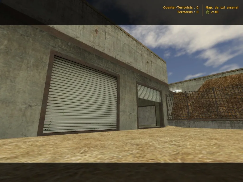 Скачать de_czl_arsenal для CS 1.6 — тактика сторон, точки, .nav и оптимизация карты - Скриншот