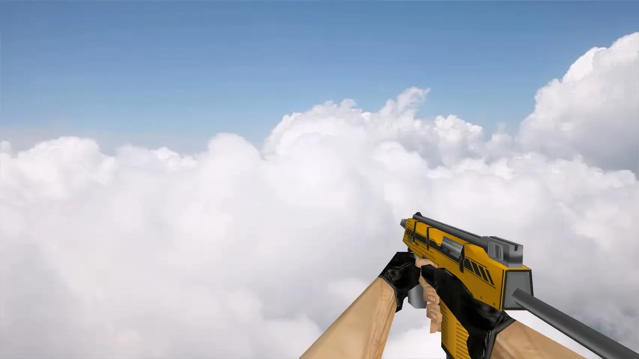 Скачать Модель MP9 «Топливный инжектор» для CS 1.6 - качественные текстуры и анимация - Скриншот