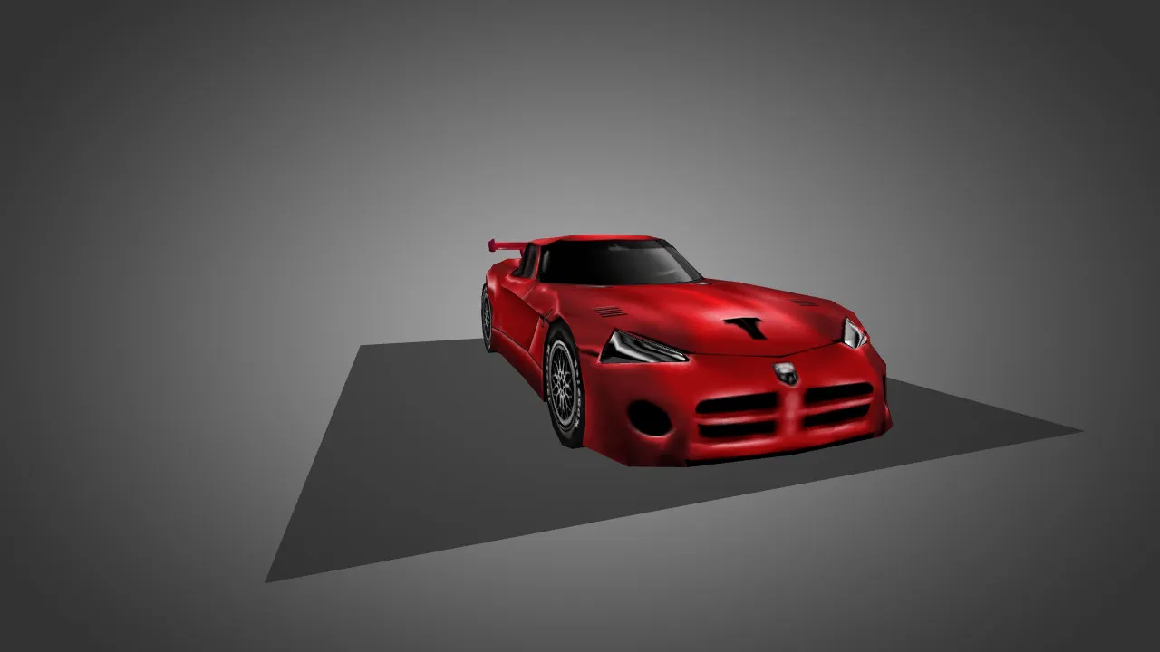 Скачать Модель «Dodge Viper Red» для CS 1.6 - Уникальный скин для игроков - Скриншот