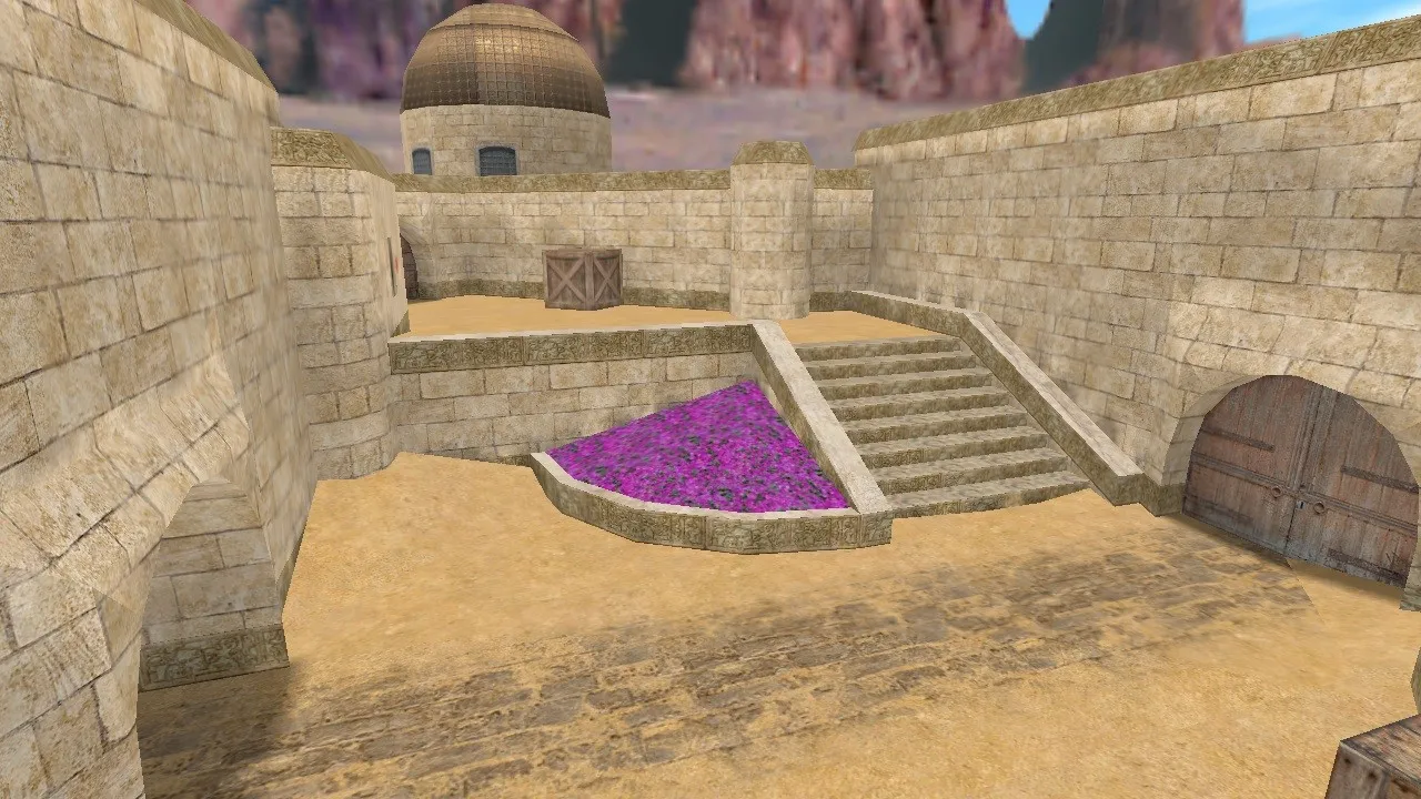 Карта de_dustlands для CS 1.6: точки, маршруты, .nav, оптимизация wpoly/epoly и баланс сторон — скриншот 2