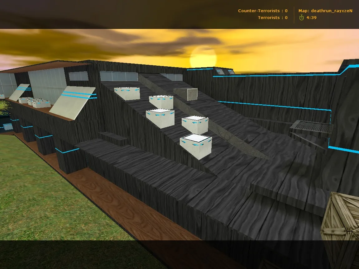 Скачать deathrun_rayxzen_x — карта deathrun для CS 1.6: точки, ловушки, .nav и оптимизация - Скриншот
