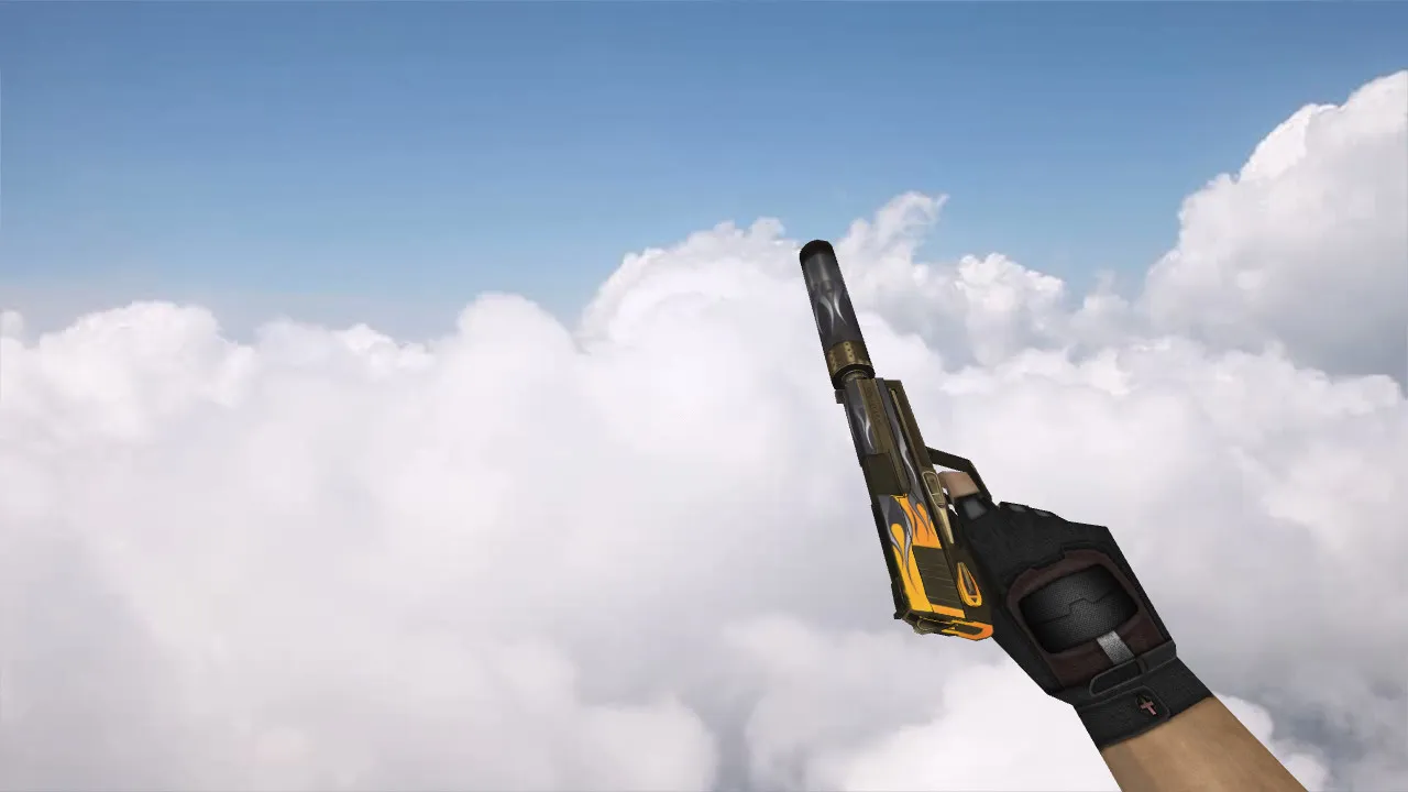 Скачать Модель USP «Воин дорог» для CS 1.6 - Уникальный скин - Скриншот
