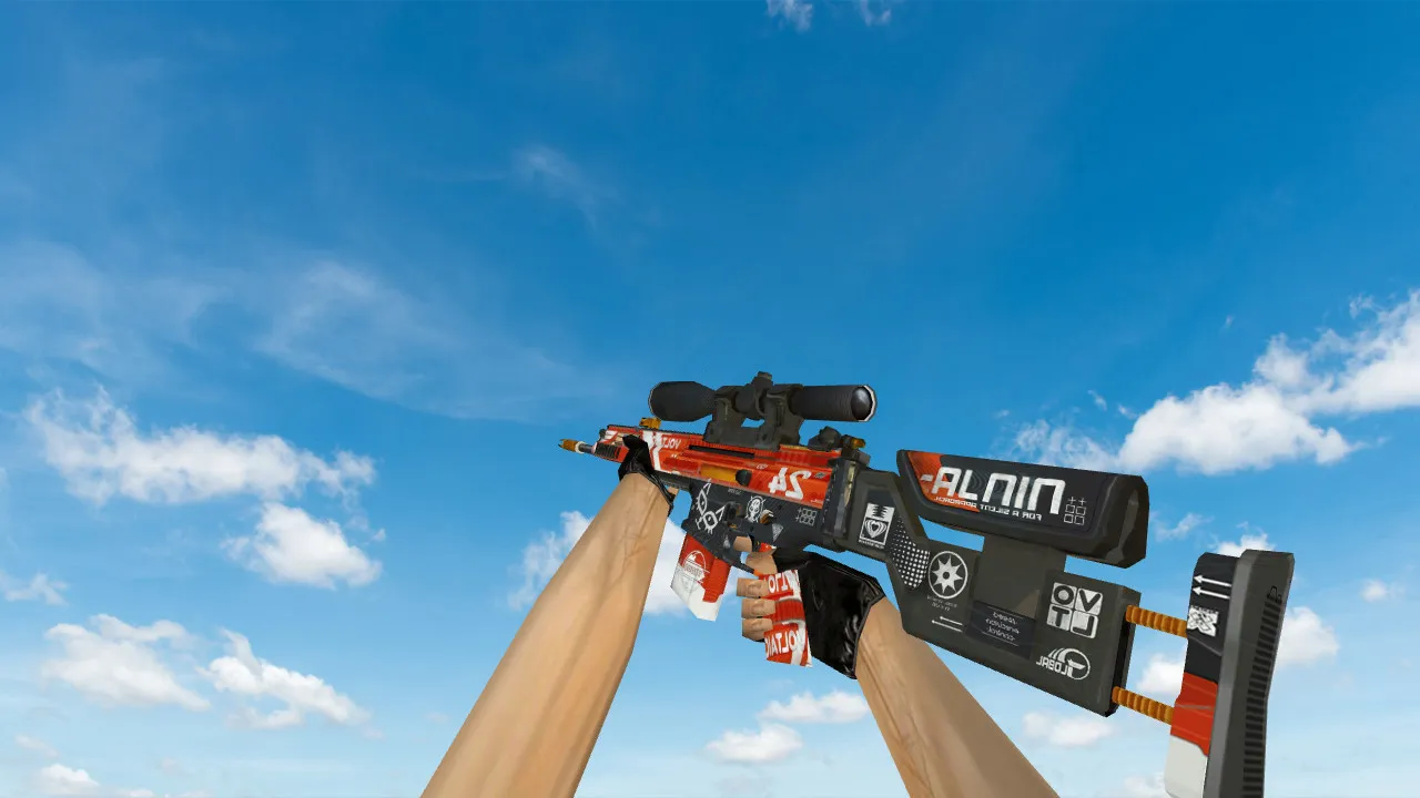 Пак моделей оружия «Кровавый спорт» для CS 1.6: v_ p_ w_ модели, звуки, анимация осмотра — скриншот 10