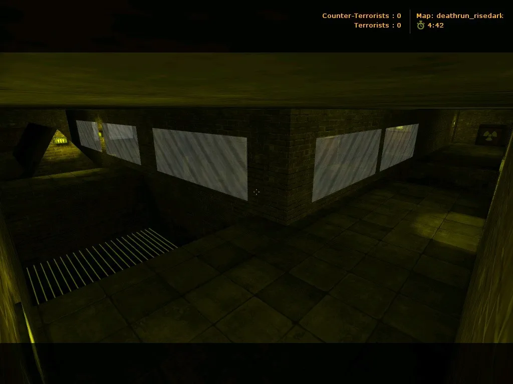 Скачать deathrun_risedark для CS 1.6: карта, тактика за TR/T, точки, .nav и оптимизация - Скриншот