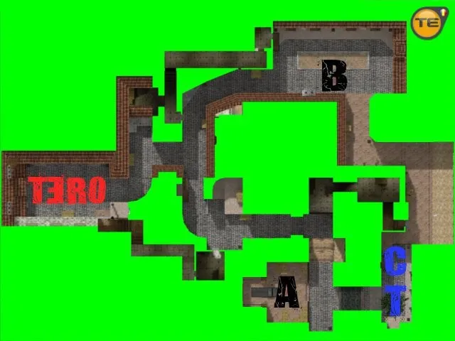 de_fairgame для CS 1.6: обзор карты, точки, тактика за CT и T, навигация .nav и оптимизация — скриншот 6