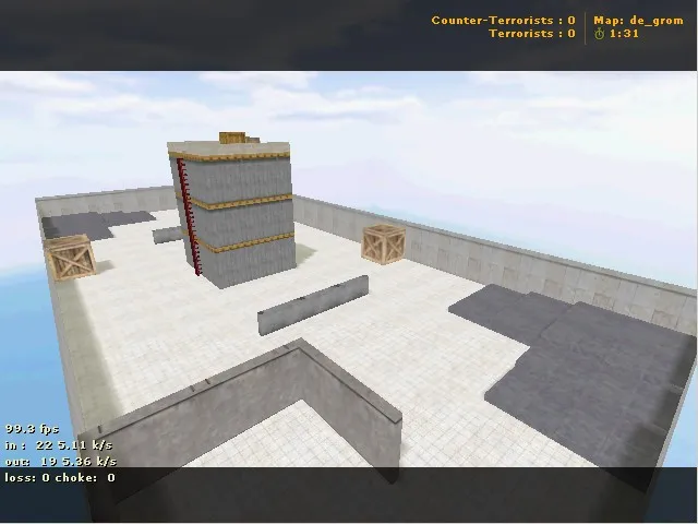 Скачать de_grom карта для CS 1.6: обзор точек, тактики за теров и за спецназ, .nav для ботов и оптимизация - Скриншот