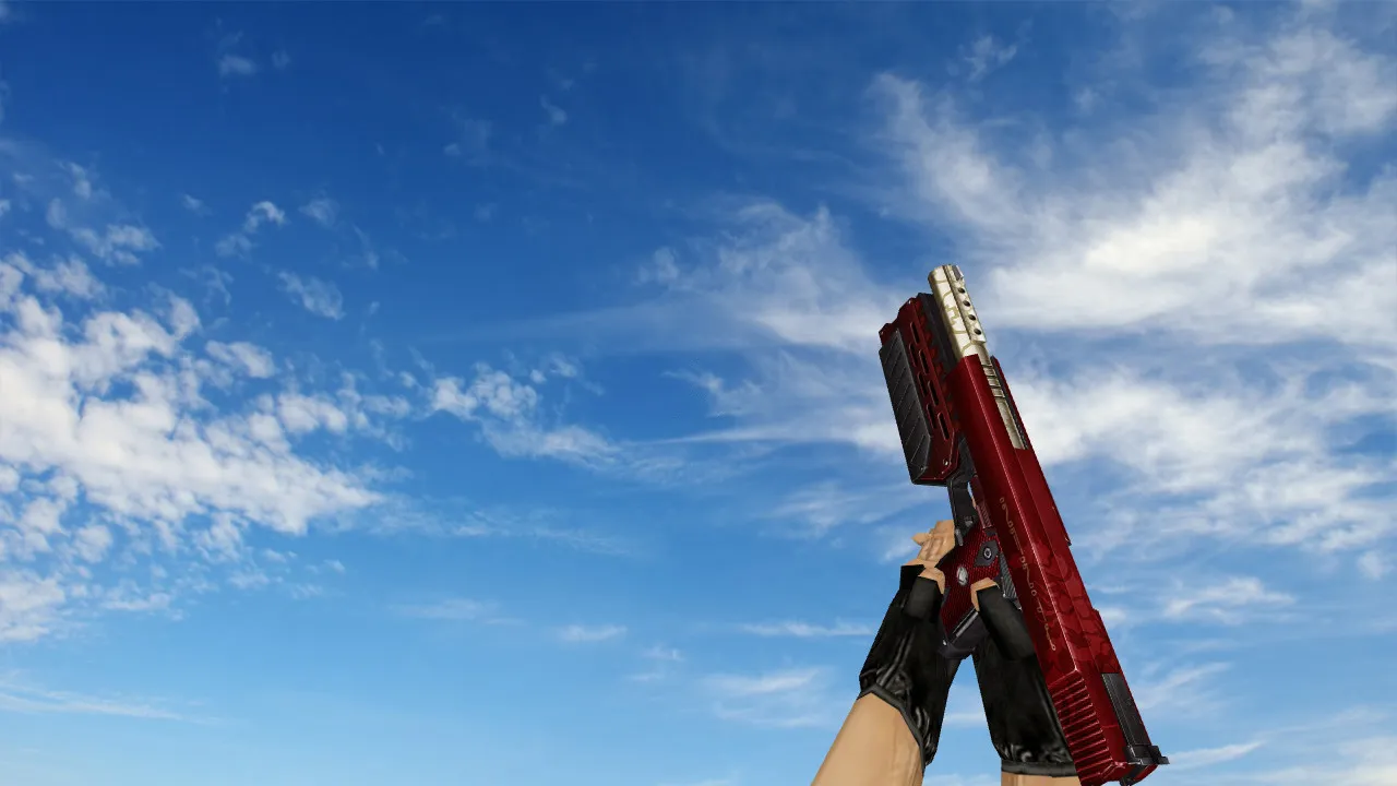 Скачать Модель «Red Infinity Single» для CS 1.6 - Уникальный Deagle - Скриншот