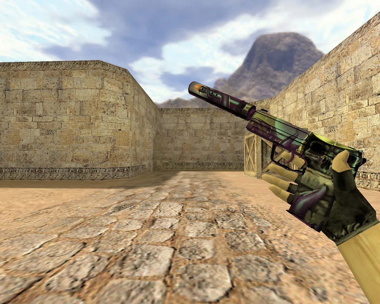 Скачать Модель USP Пустошь для CS 1.6 - Качественная замена - Скриншот