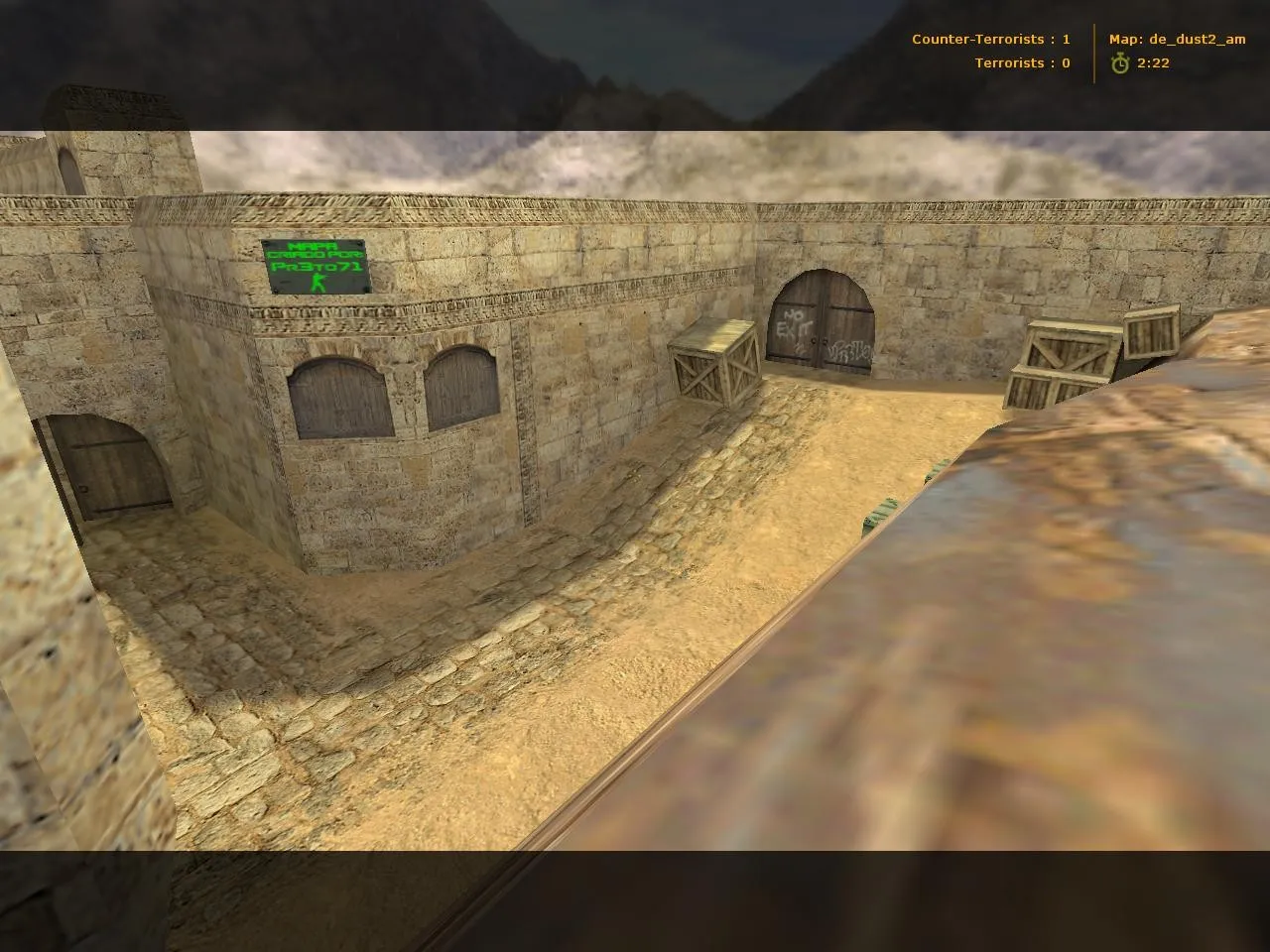 Скачать de_dust2_am карта для CS 1.6: точки, баланс сторон, .nav для ботов и оптимизация wpoly/epoly - Скриншот