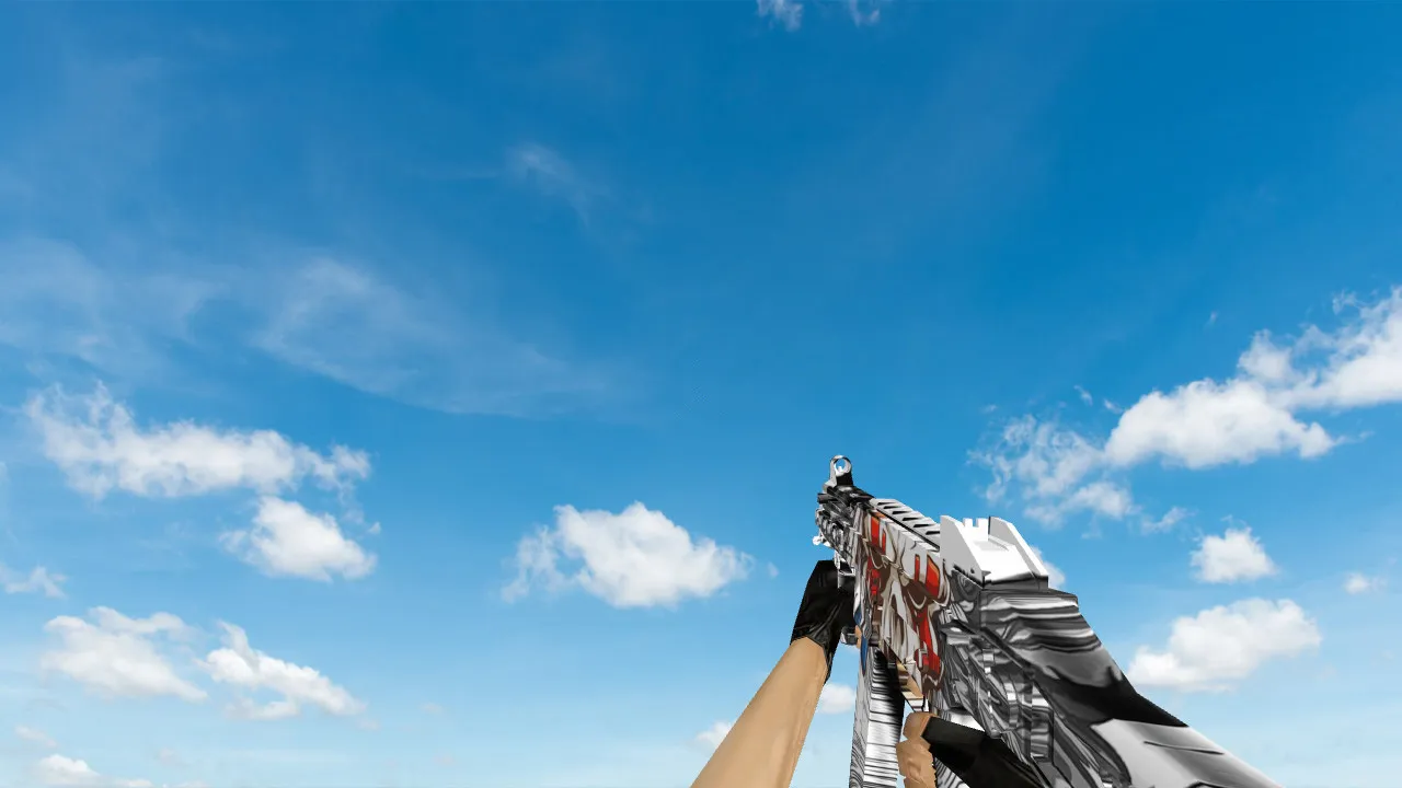 Скачать Модель «UMP-45 Primal» для CS 1.6 - Оружие с уникальным дизайном - Скриншот