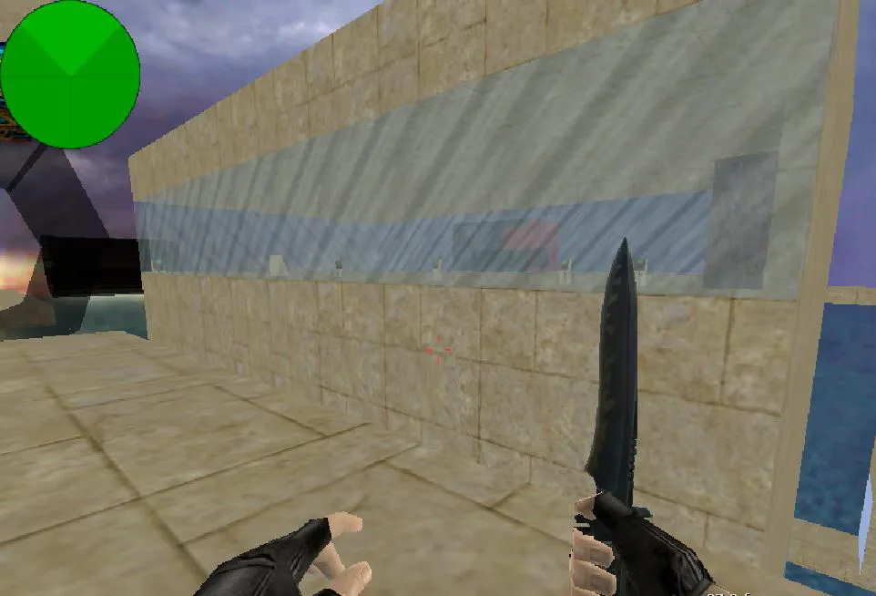 Скачать deathrun_cl-strike для CS 1.6: карта Deathrun, точки, боты (.nav), оптимизация wpoly/epoly - Скриншот