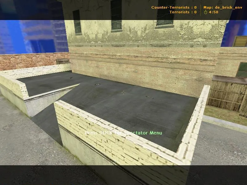 Скачать de_brick_env для CS 1.6: тактика, точки, .nav для ботов, оптимизация wpoly/epoly - Скриншот