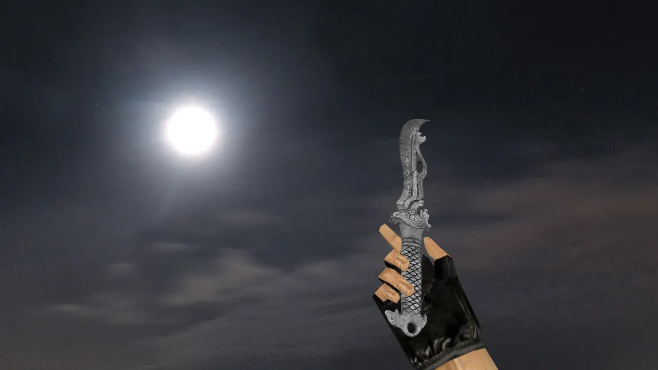 Модель ножа «Far Cry Knife» v_model для CS 1.6: p_ и w_ файлы, звук, анимация осмотра и текстуры — скриншот 1