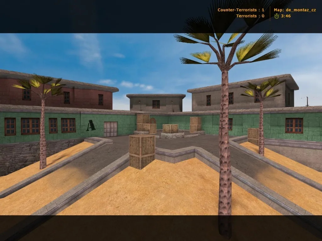 Скачать Карта de_montaz_cz для CS 1.6 - Тактические особенности и детали - Скриншот